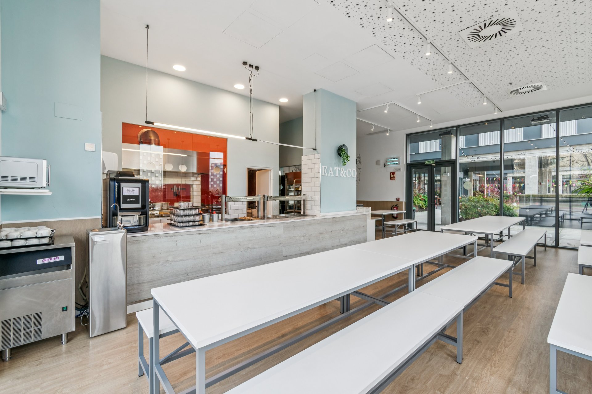 Kitchen and dining area